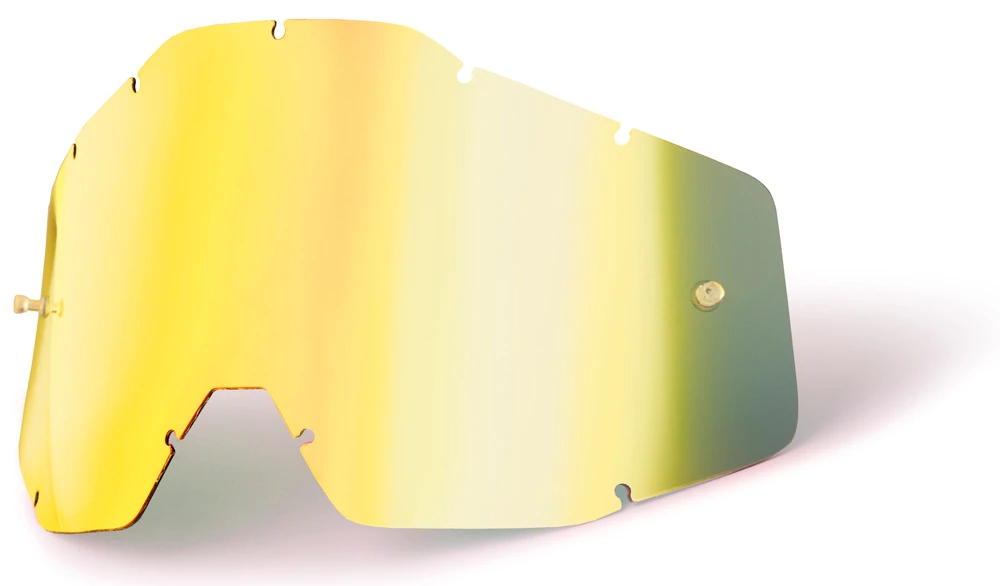 100% Anti Fog Mirror Lens (Gold) - Verre De Rechange