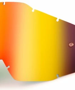 100% Anti Fog Mirror Lens (Red) - Verre De Rechange