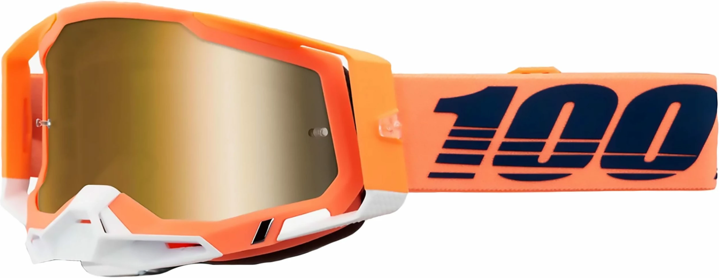 100% Racecraft 2 (Mirror Lens) Coral - Lunettes De Soleil