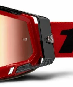 100% Racecraft 2 (Mirror Lens) Red - Lunettes De Soleil