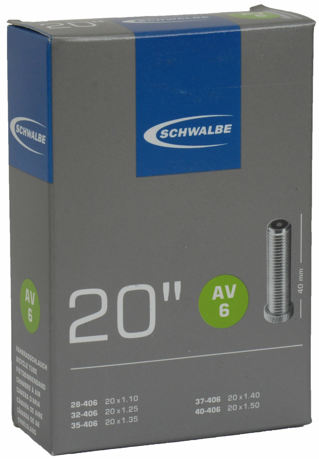 Schwalbe Tuyau AV 6 Pour 20