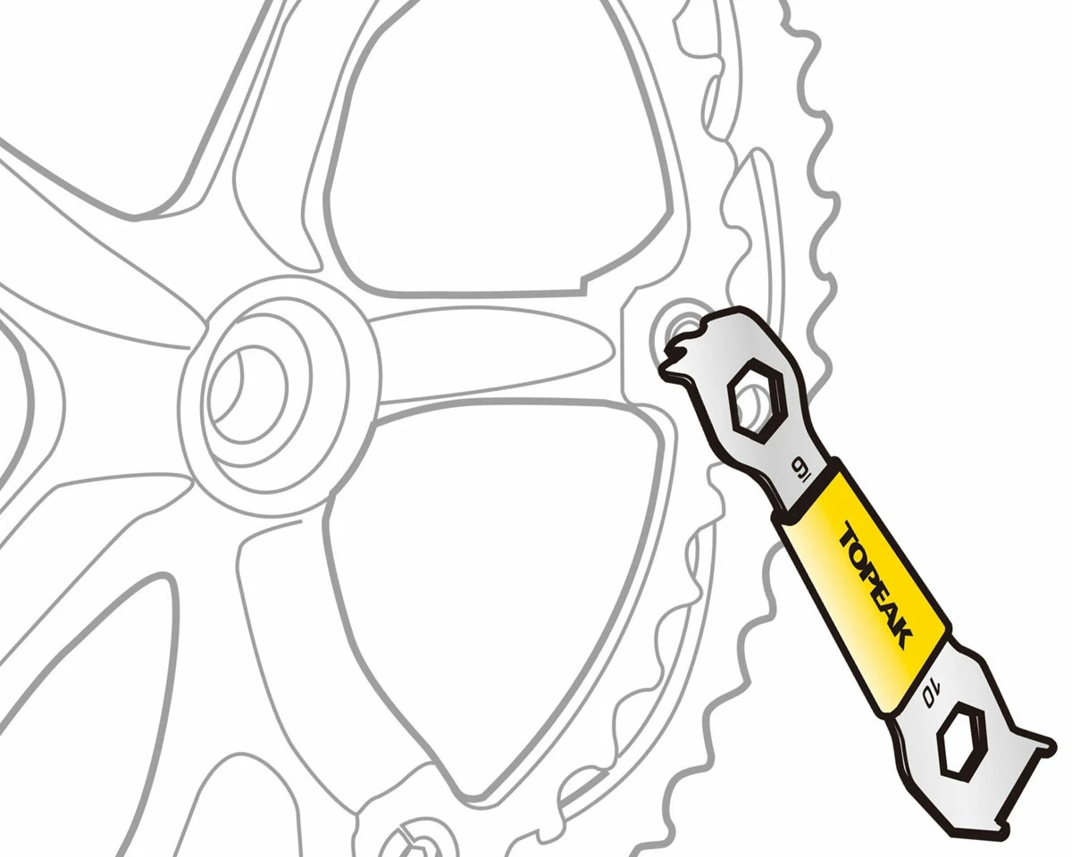 Topeak Chainring Nut Wrench Clé à Vis Pour Plateau De Chaîne – Image 2