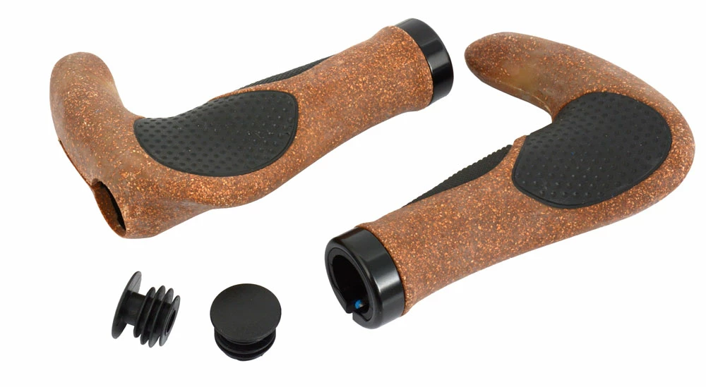 Radon Poignées Ergogel Comfort En Liège Avec BarEnds RG-02-BE – Image 3