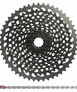 SRAM X01 Eagle Wear Set XG-1295 Cassette + PC X01 Eagle Chaîne 12 Vitesses