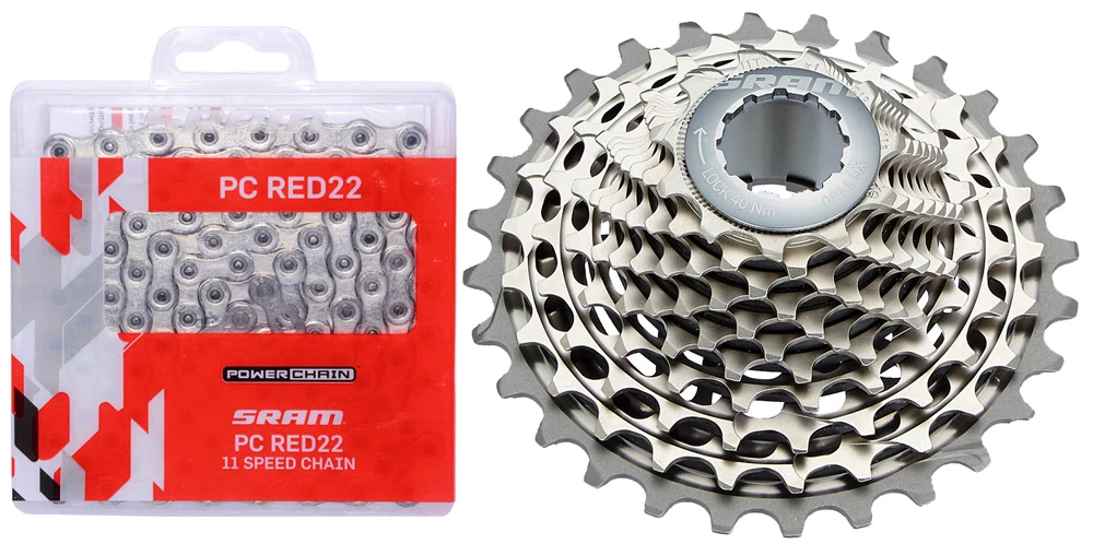 SRAM Red Kit D'usure Cassette XG-1190+PC Red Chaîne 11 Vitesses