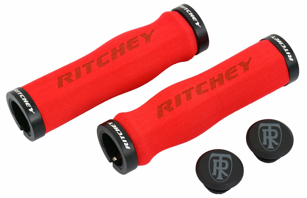 RITCHEY Poignées WCS Ergo Locking Truegrip Rouges