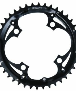 TRUVATIV Plateau VTT 42 D 104mm Acier Noir