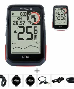 SIGMA ROX 4.0 Compteur Velo GPS Set Capteurs