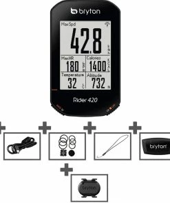 BRYTON Ordinateur De Vélo GPS Rider 420 T