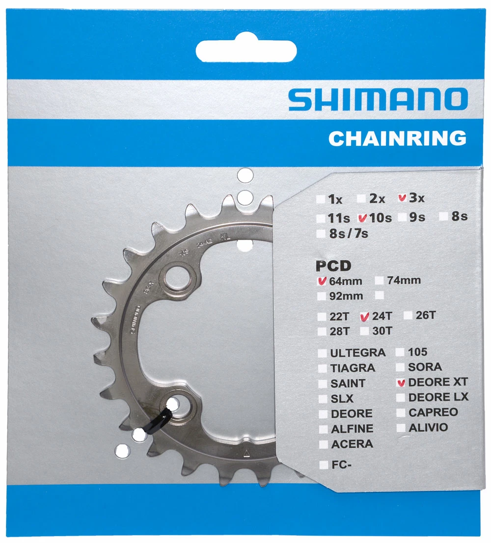 Shimano XT Plateau Pour FC-M780 24 Dents (AE)