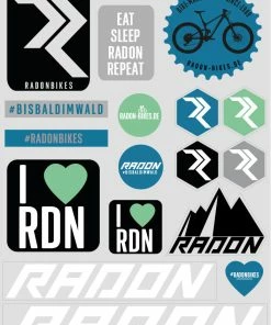 Radon Feuille D'autocollants A5