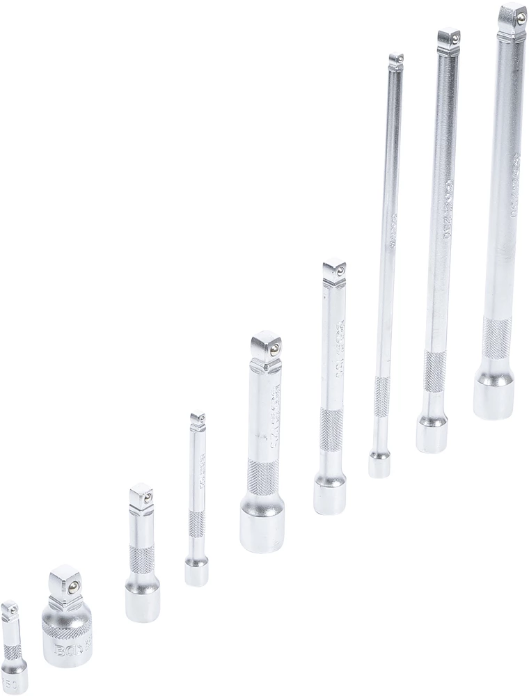 BGS Technic Jeu De Rallonges De Basculement 1/4", 3/8", 1/2