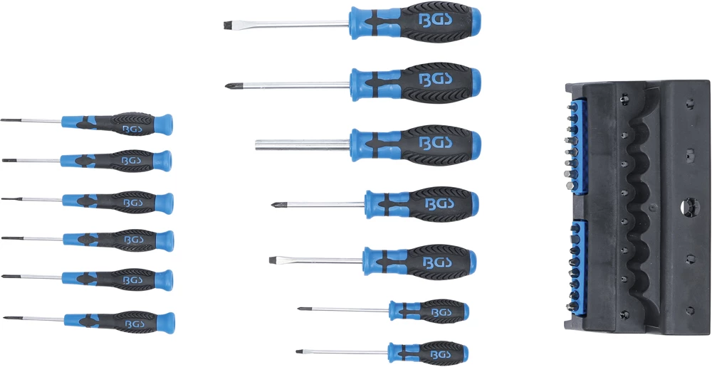 BGS Technic Jeu De Tournevis Avec Assortiment D'embouts 29 Pièces – Image 3