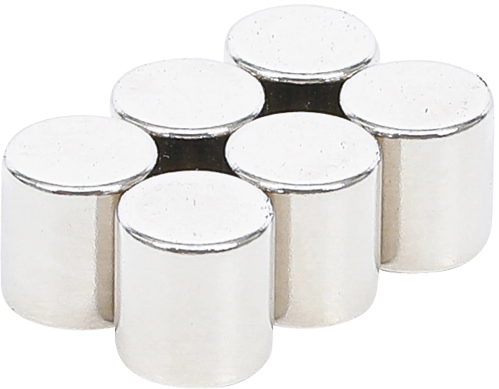 BGS Technic Kraftmann - Jeu D'aimants Extra Forts 6 Pièces