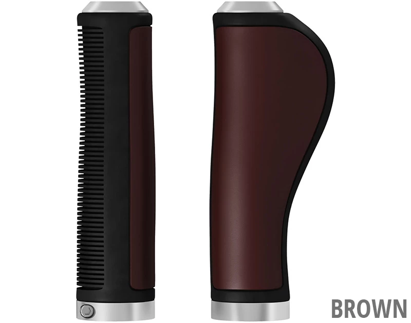 BROOKS Poignées Ergonomic Leather Grips – Image 3
