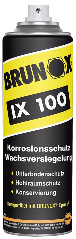 Brunox IX 100 Protection Contre La Corrosion / Rouille 300ml