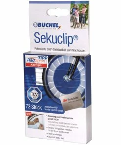 Büchel 3M Scotchlite Sekuclip 60mm Réflecteurs De Rayons (72 Pièces)