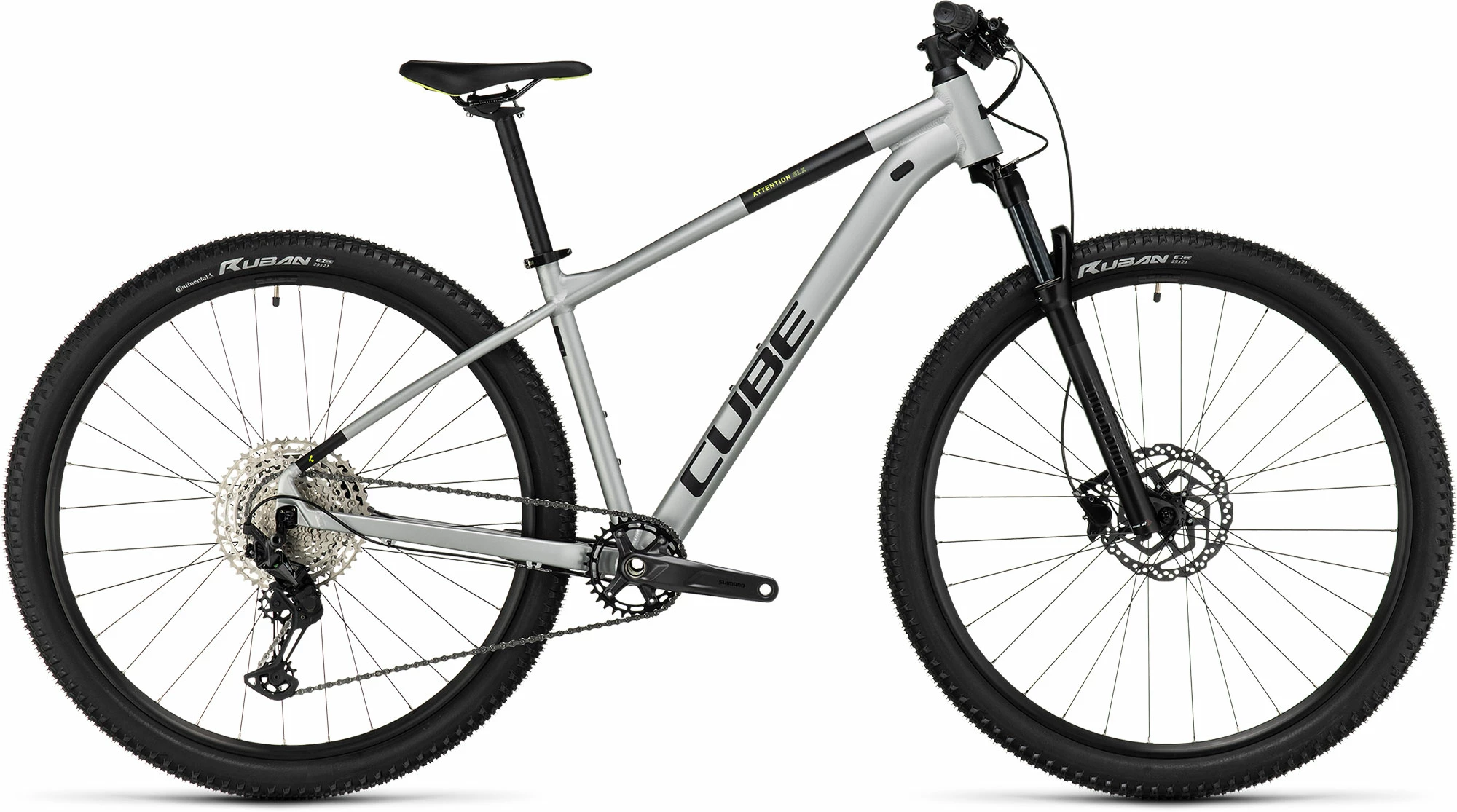 Cube Attention SLX Silvergrey´n´lime