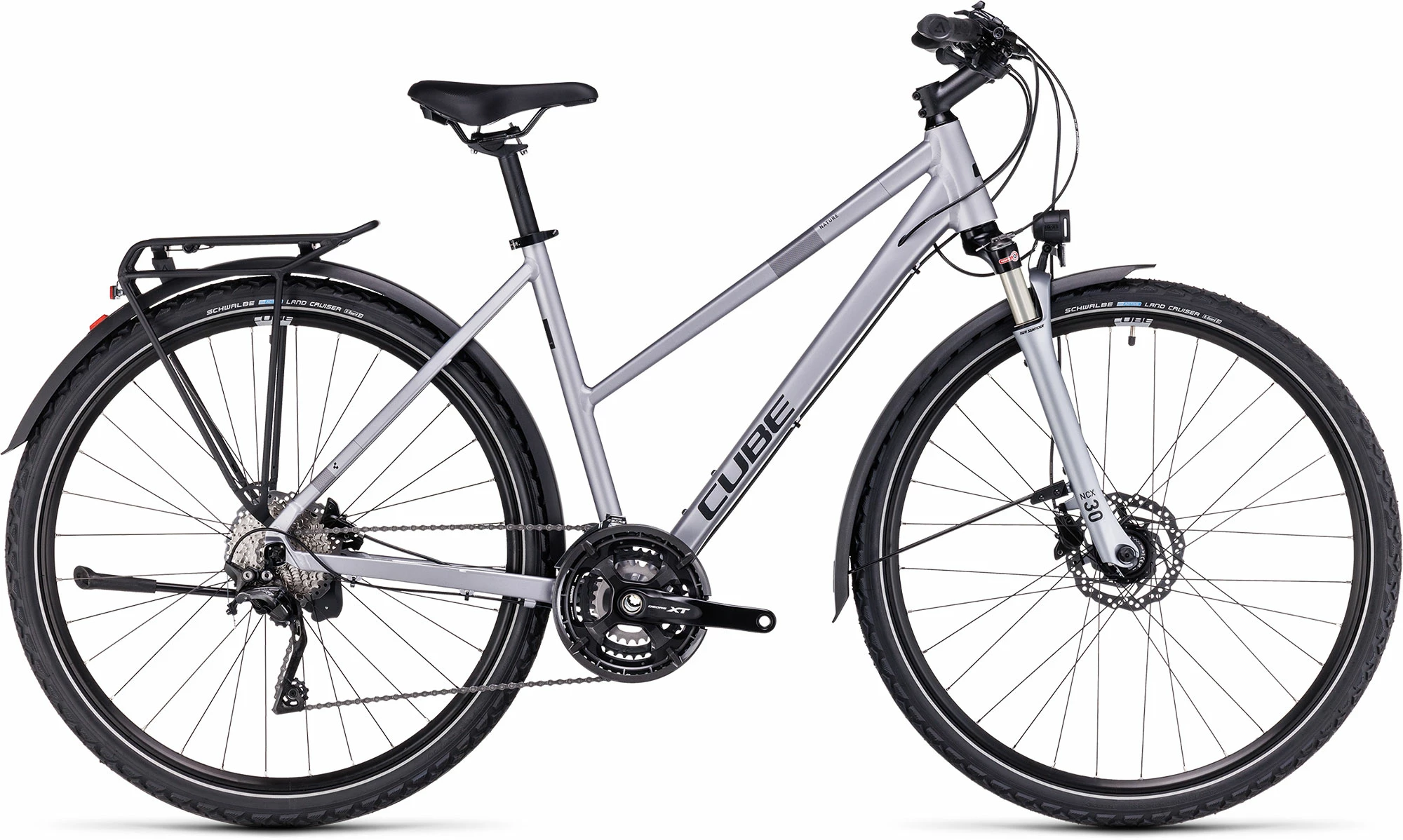 Cube Nature EXC Lady Allroad Polarsilver´n´black