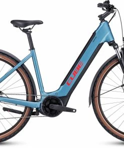 Cube Nuride Hybrid Performance 625 Allroad Easy Entry Metalblue´n´red