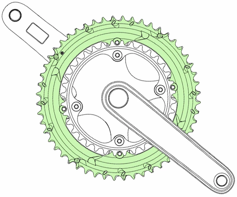 Campagnolo® Plateau Record 12 Vitesses 145mm – Image 3