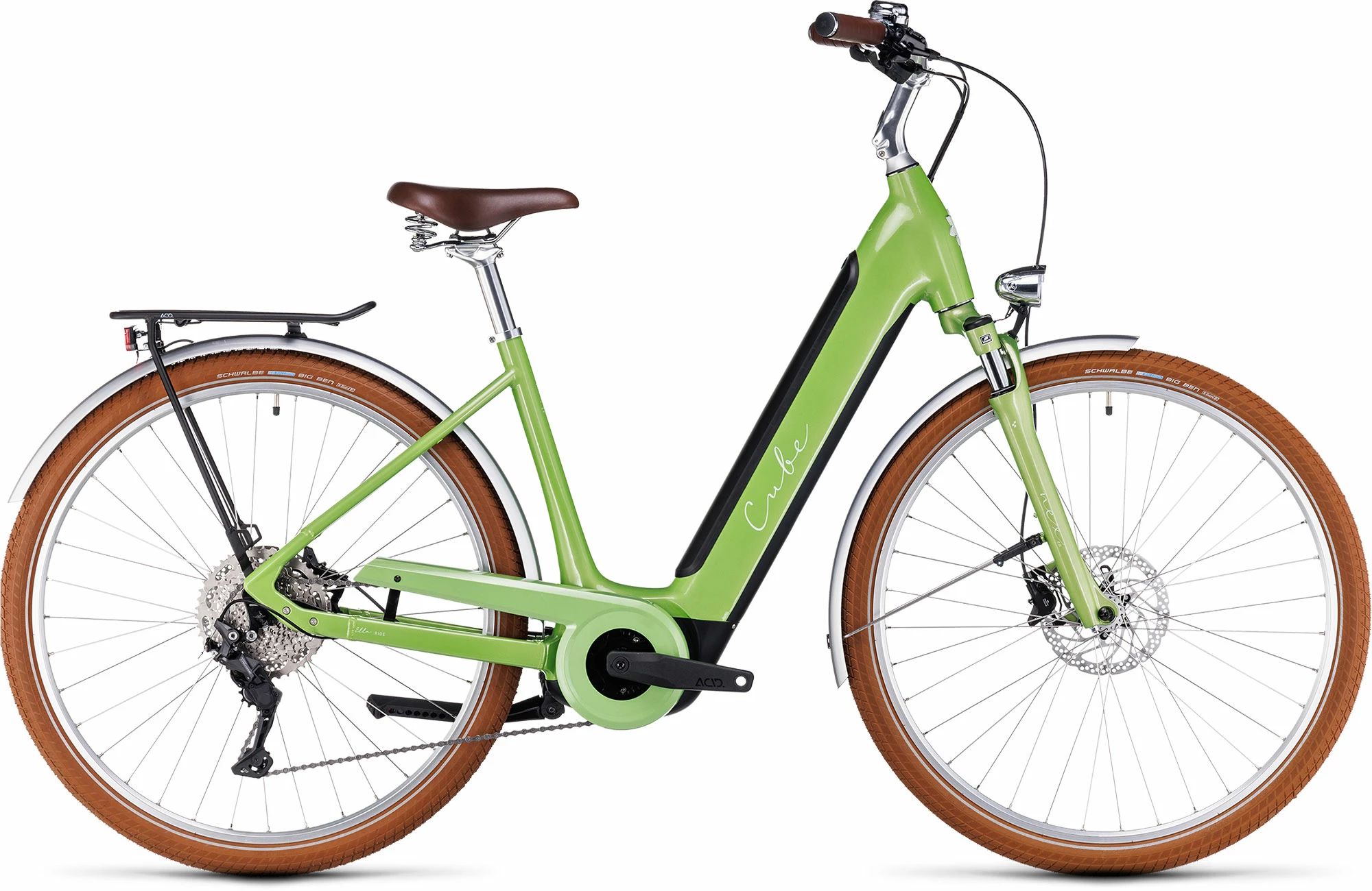 Cube Ella Ride Hybrid 500 Easy Entry Green´n´green