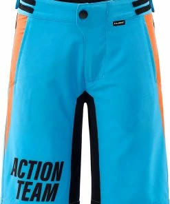 Cube Junior X Actionteam - Kid's MTB Shorts With Liner Shorts