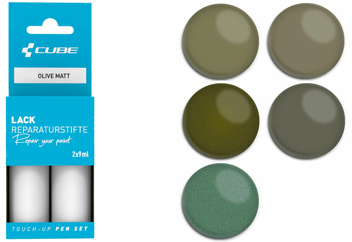 Cube Kit De Réparation De Peinture OLIVE Matt