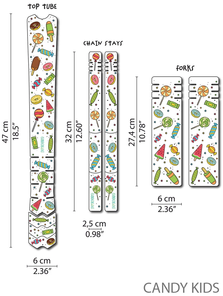 Dyedbro Kit De Protection De Cadre KIDS – Image 2