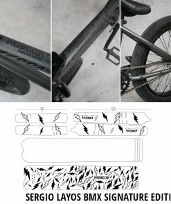 Dyedbro Kit De Protection De Cadre Sergio Layos BMX Signature Edition
