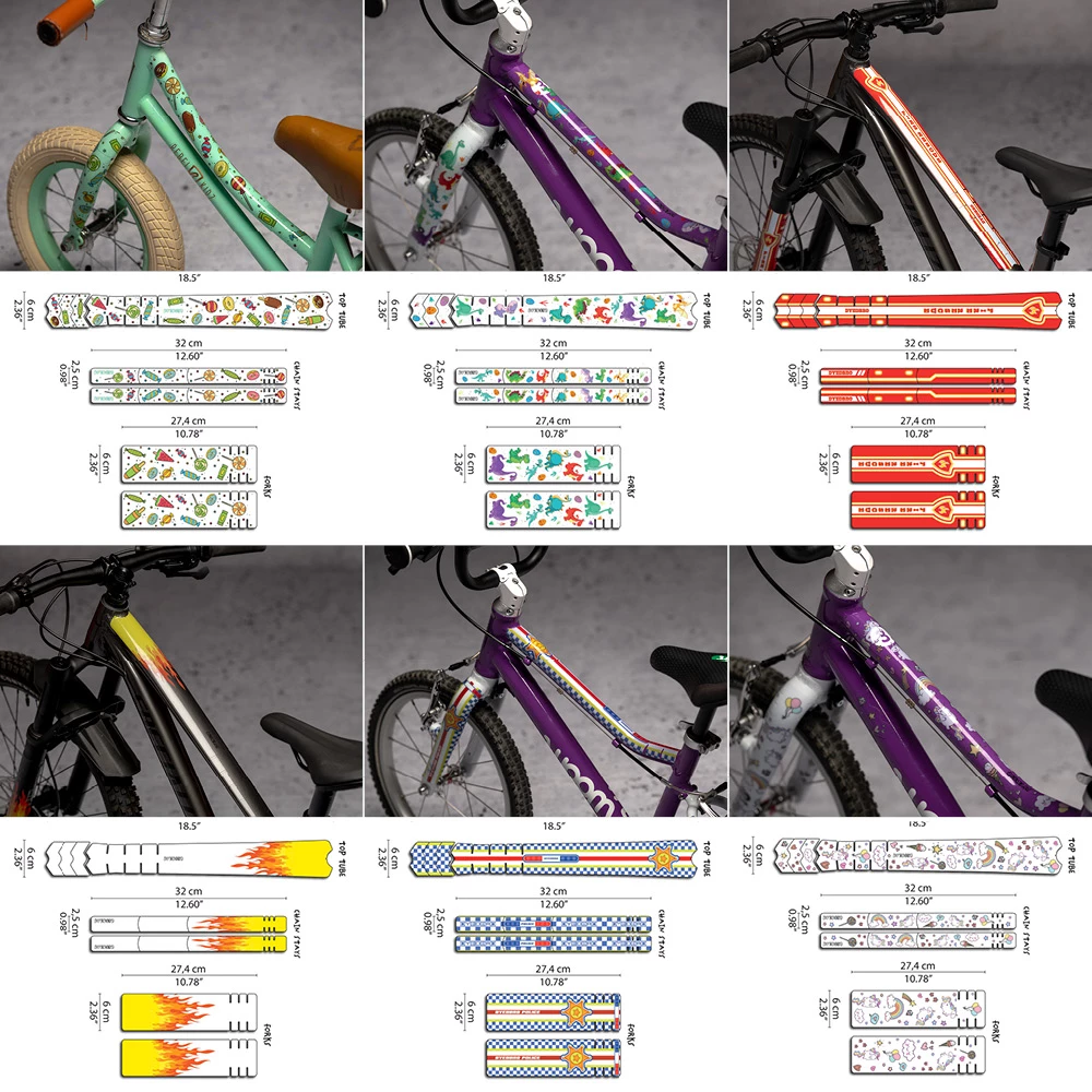 Dyedbro Kit De Protection De Cadre KIDS