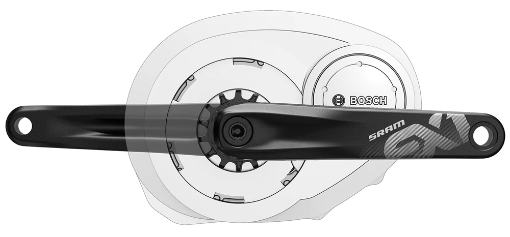 SRAM EX1 1x8-fach Manivelle ISIS E-Bike – Image 2