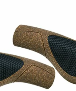 ERGON GP3-L Grips BioKork Avec 3 Doigts BarEnd