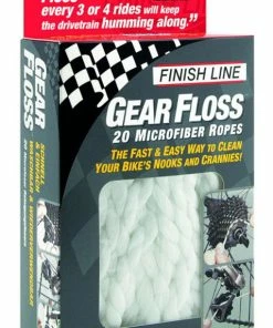 Finish Line Fil De Nettoyage De Corde En Microfibres Gear Floss 20 Pcs.