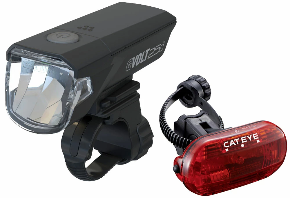 Cateye Kit D'éclairage GVolt 25c + Omni 3G