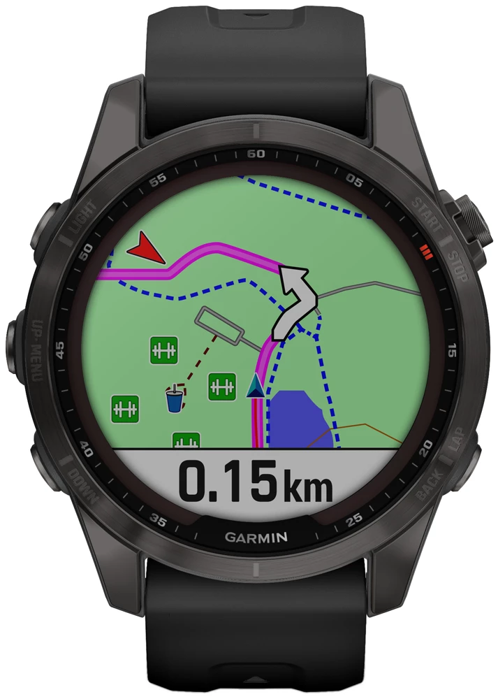 Garmin Fenix 7S SAPPHIRE SOLAR - GPS Multisport Smartwatch – Image 5