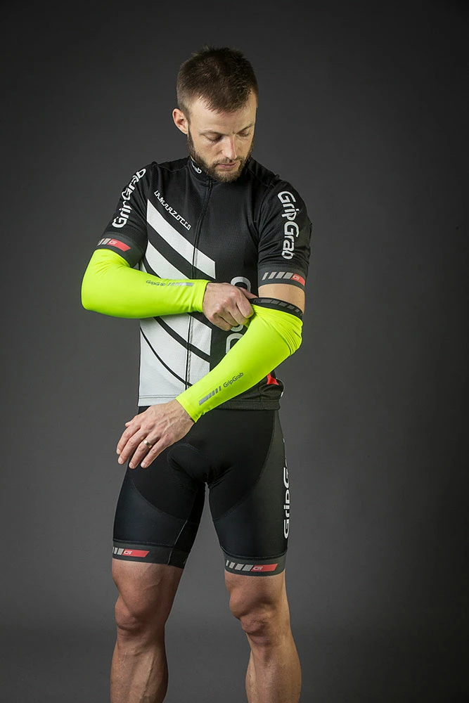 GripGrab Arm Warmers Classic Hi-Vis - Arm Warmers – Image 2