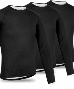 GripGrab Ride Thermal - Maillot De Corps Fonctionnel à Manches Longues (pack De 3)