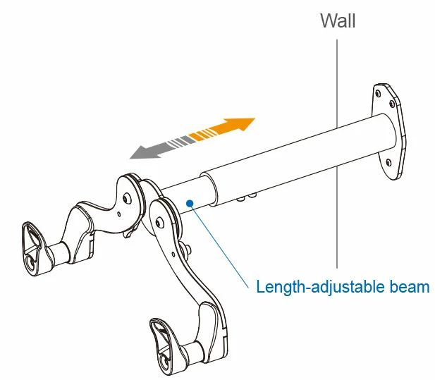 Ibera IB-ST4 Support Mural Réglable – Image 4