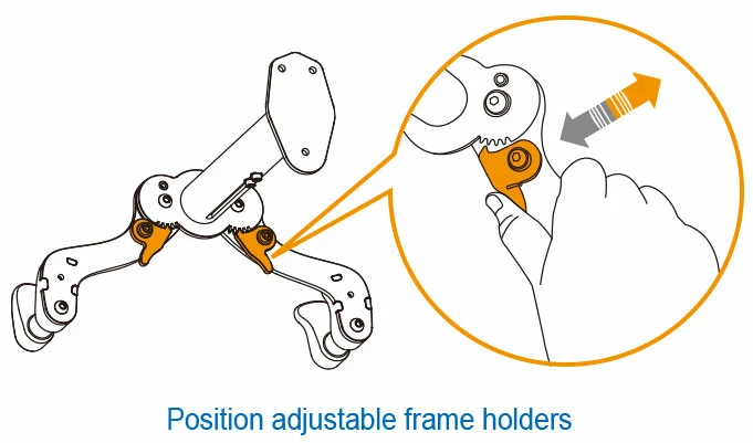 Ibera IB-ST4 Support Mural Réglable – Image 5