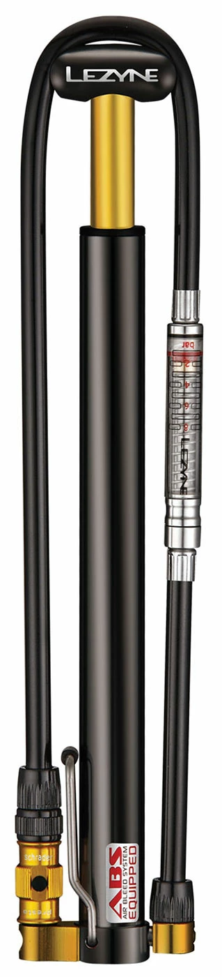 Lezyne Mini Pompe HPG/HVG Avec Indicateur De Pression, CNC Micro Floor Drive