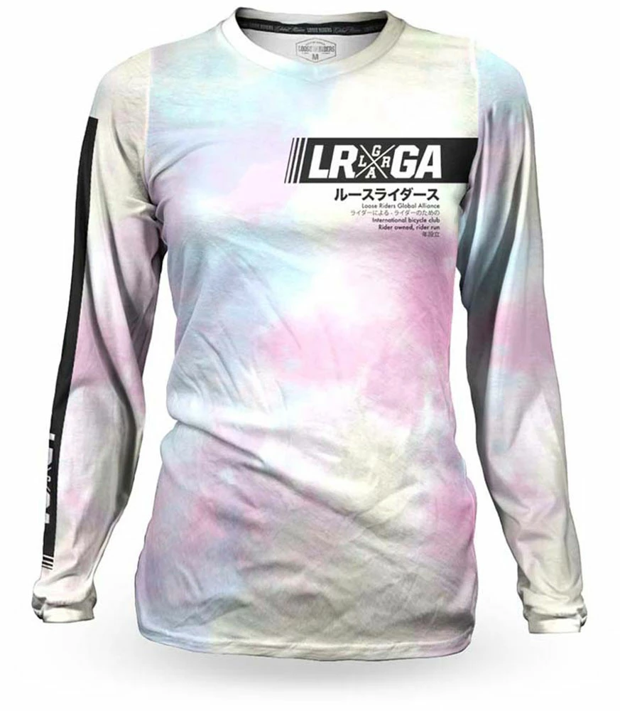 LOOSE RIDERS Tie Dye - Women's MTB Long Sleeve Jersey