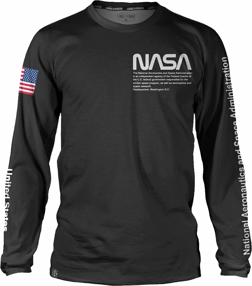 LOOSE RIDERS NASA Flight Crew - MTB Long Sleeve Jersey