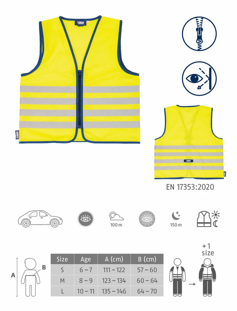 Abus Lumino Reflex - Gilet De Sécurité Pour Enfants – Image 3