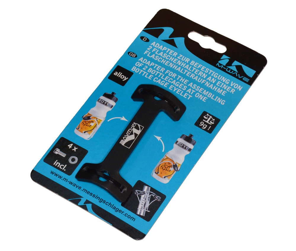 M-Wave Adaptateur Pour 2 Porte-bouteilles – Image 2