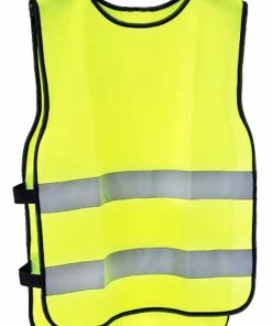 M-Wave Safety Vest Neon Yellow With Reflective Tapes