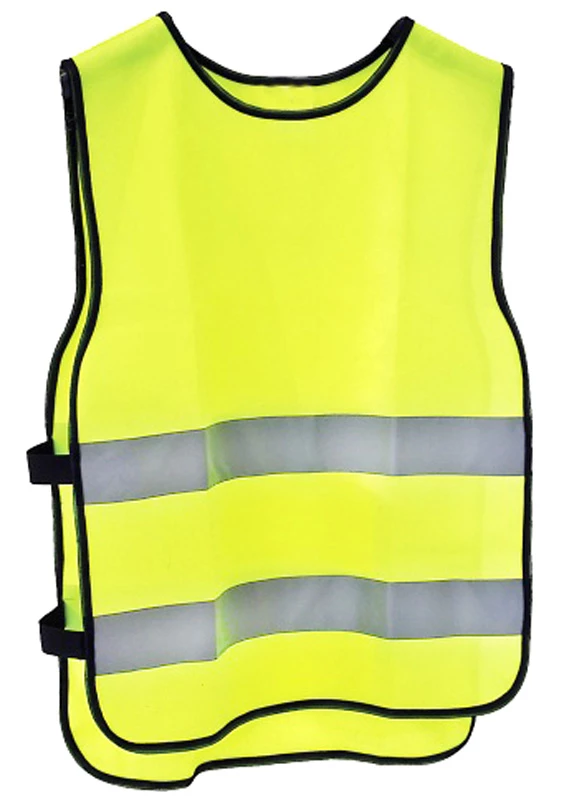 M-Wave Safety Vest Neon Yellow With Reflective Tapes