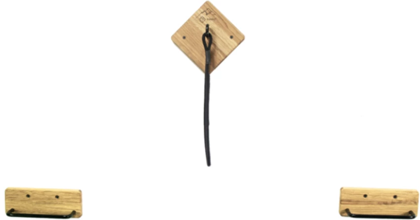 PARAX Support Mural Pour Vélo U-Rack - Chêne