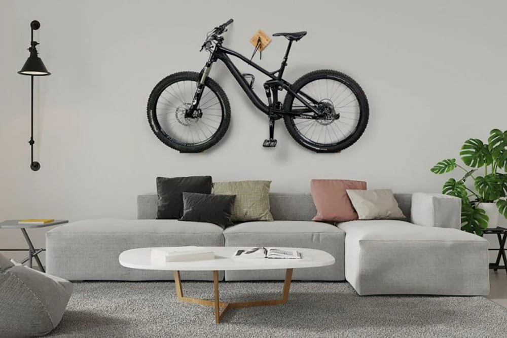 PARAX Support Mural Pour Vélo U-Rack - Chêne – Image 6