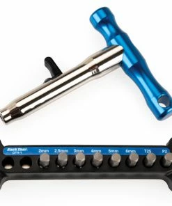 Park Tool Jeu De Clés à Embouts à Changement Rapide Avec Poignée En T, Embouts Incl. QTH-1